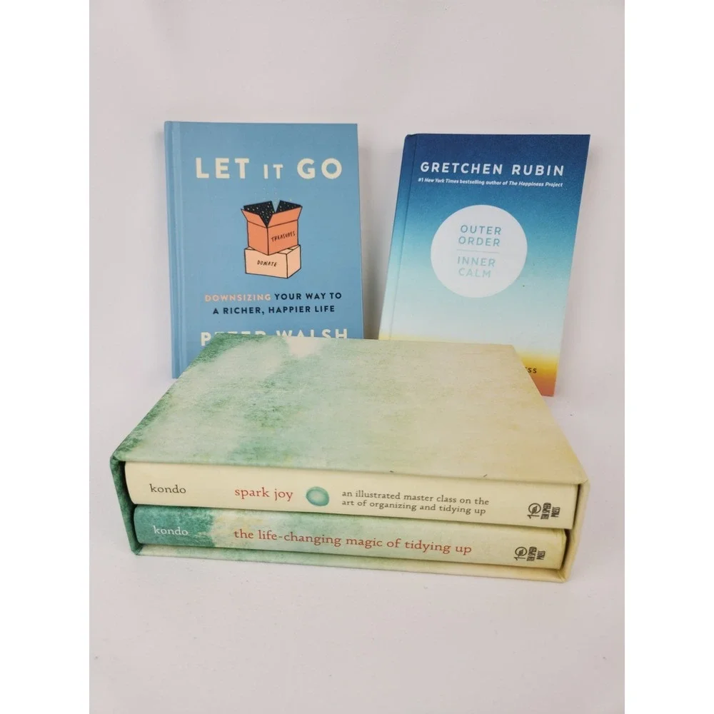 Marie Kondo Life-Changing Magic Of Tidying Up, Spark Joy, Let It Go, Outer Order